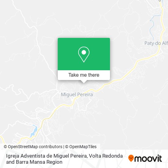 Igreja Adventista de Miguel Pereira map