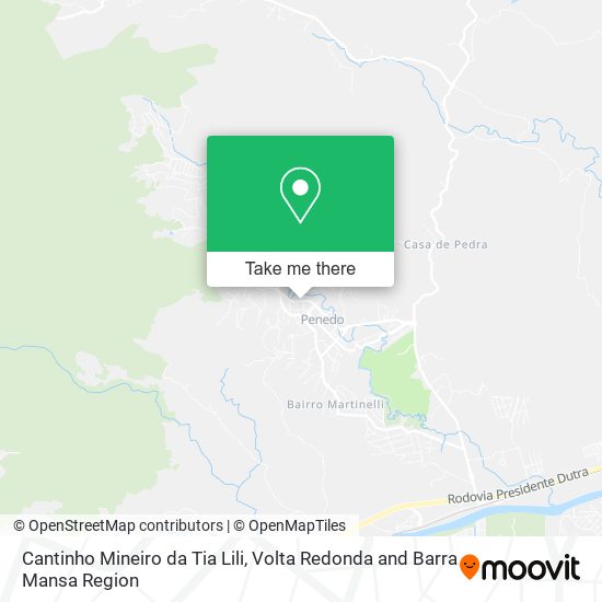 Cantinho Mineiro da Tia Lili map