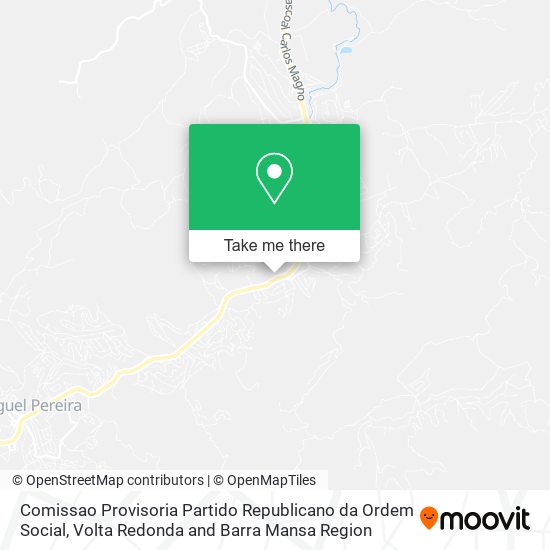 Comissao Provisoria Partido Republicano da Ordem Social map