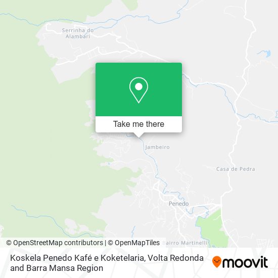 Koskela Penedo Kafé e Koketelaria map