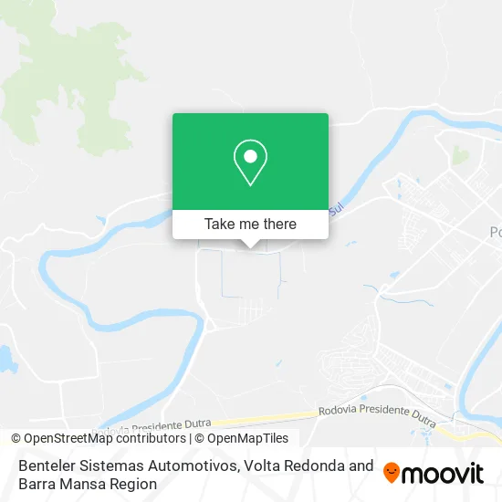 Benteler Sistemas Automotivos map