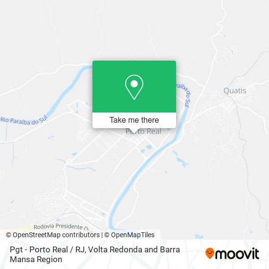 Pgt - Porto Real / RJ map