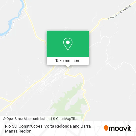 Rio Sul Construcoes map