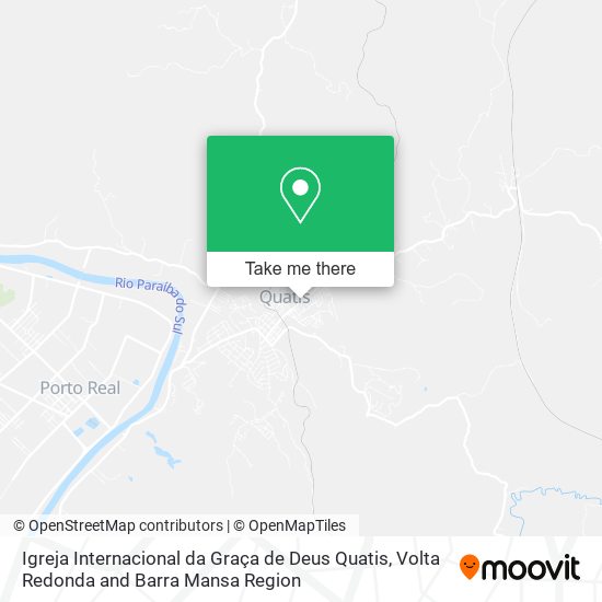 Igreja Internacional da Graça de Deus Quatis map