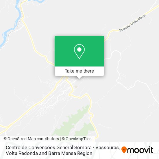 Centro de Convenções General Sombra - Vassouras map