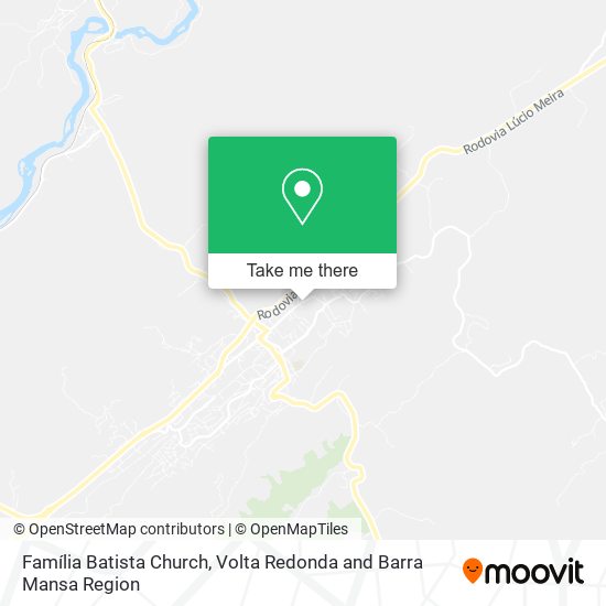 Família Batista Church map