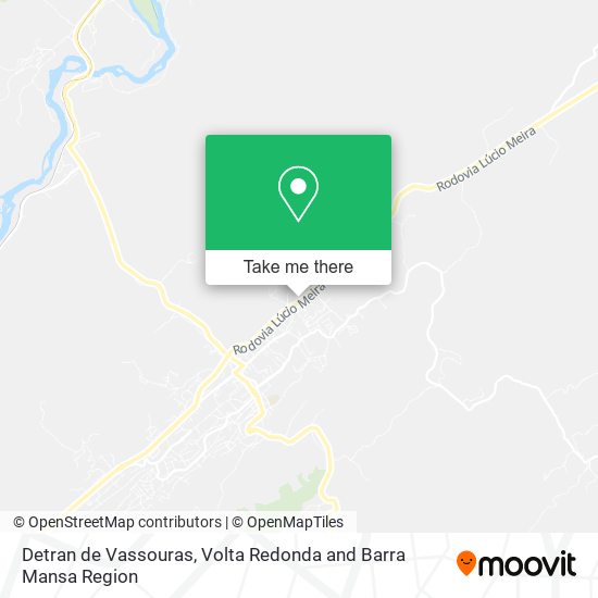 Detran de Vassouras map