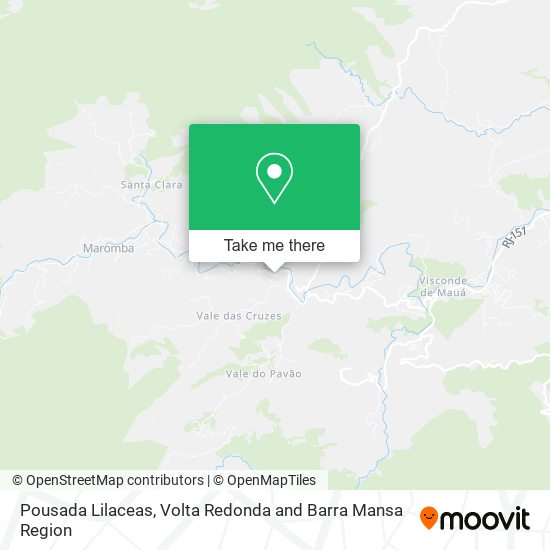 Pousada Lilaceas map