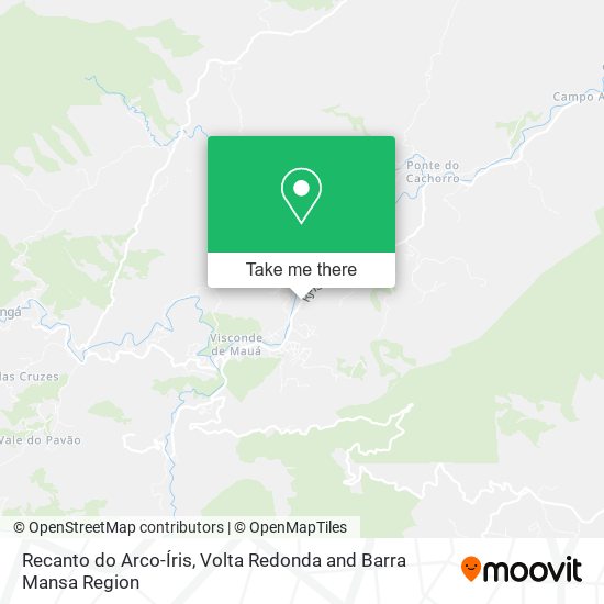 Recanto do Arco-Íris map