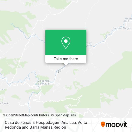 Casa de Férias E Hospedagem Ana Lua map