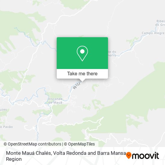Monte Mauá Chalés map