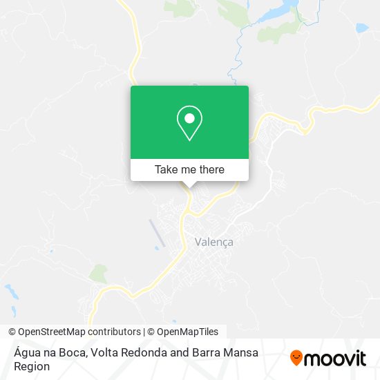 Água na Boca map