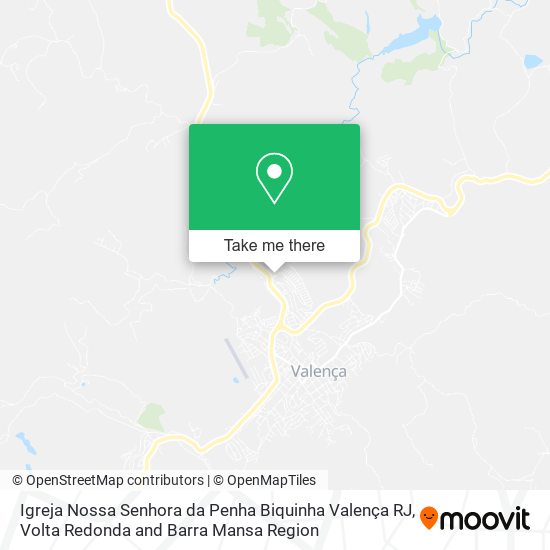 Igreja Nossa Senhora da Penha Biquinha Valença RJ map