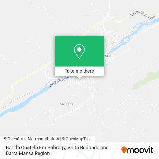 Bar da Costela Em Sobragy map