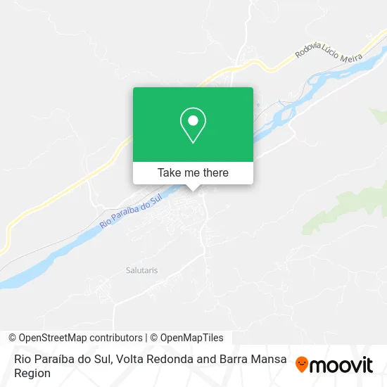 Rio Paraíba do Sul map
