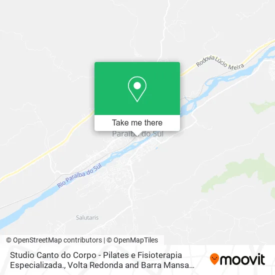 Studio Canto do Corpo - Pilates e Fisioterapia Especializada. map