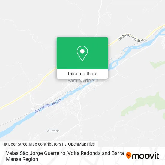 Velas São Jorge Guerreiro map