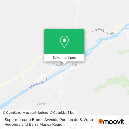 Supermercado Bramil Avenida Paraíba do S map