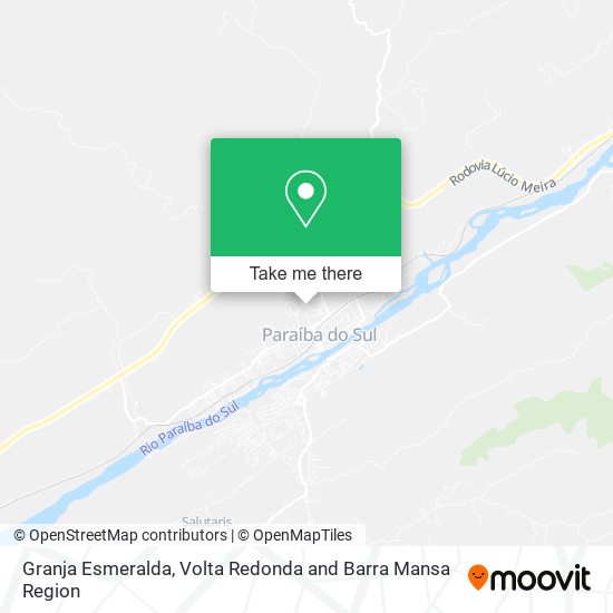 Granja Esmeralda map