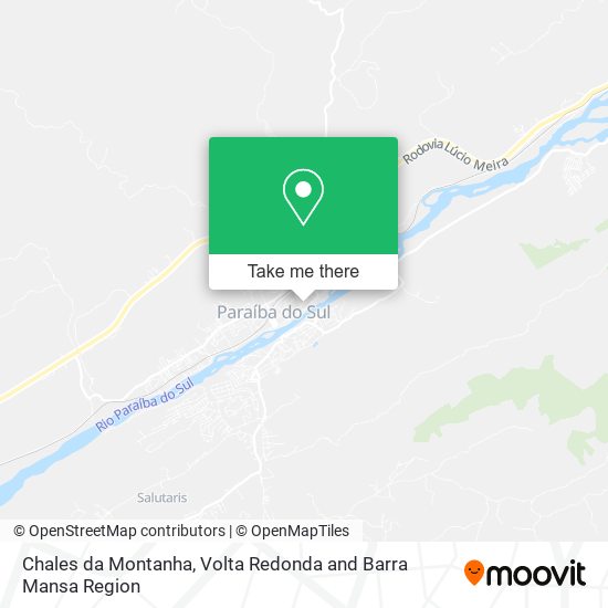 Chales da Montanha map