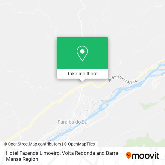 Hotel Fazenda Limoeiro map