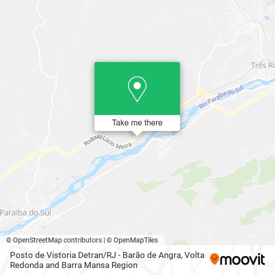 Posto de Vistoria Detran / RJ - Barão de Angra map
