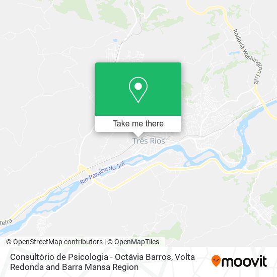 Consultório de Psicologia - Octávia Barros map