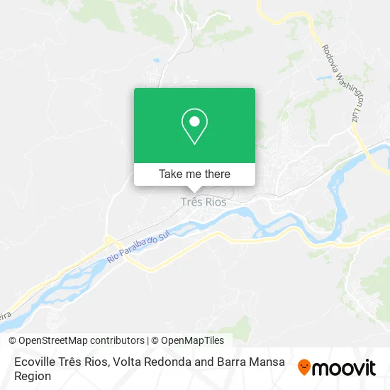 Ecoville Três Rios map