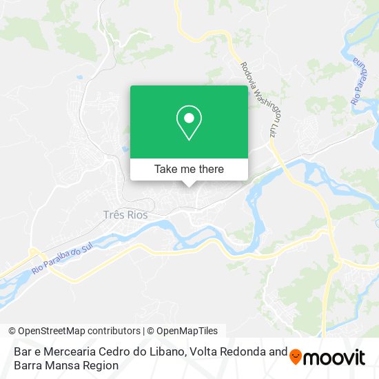 Bar e Mercearia Cedro do Libano map