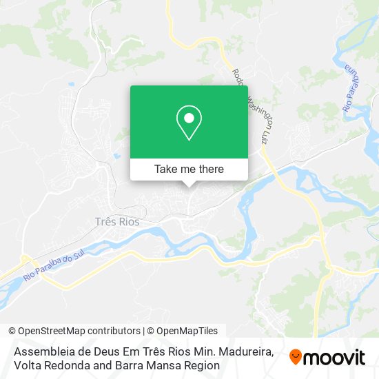 Assembleia de Deus Em Três Rios Min. Madureira map