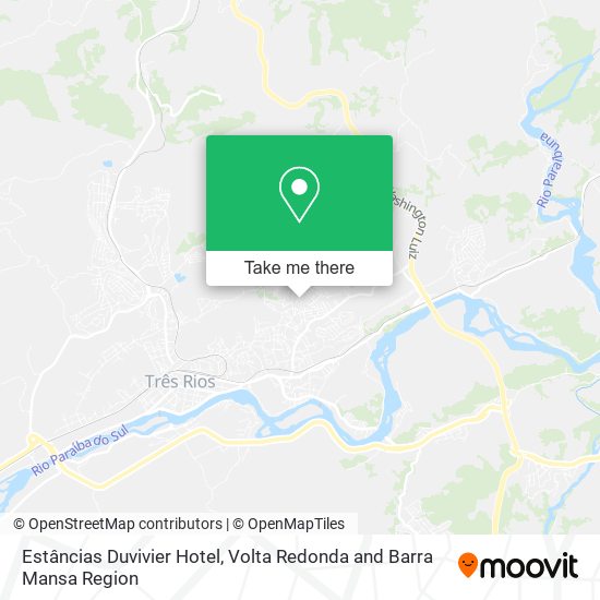 Estâncias Duvivier Hotel map