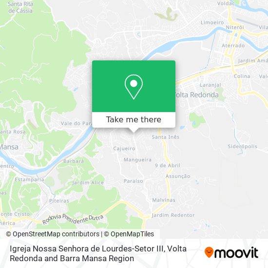 Igreja Nossa Senhora de Lourdes-Setor III map