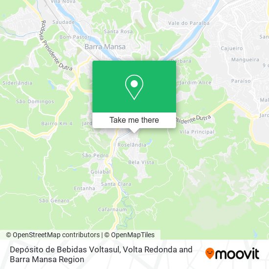 Depósito de Bebidas Voltasul map