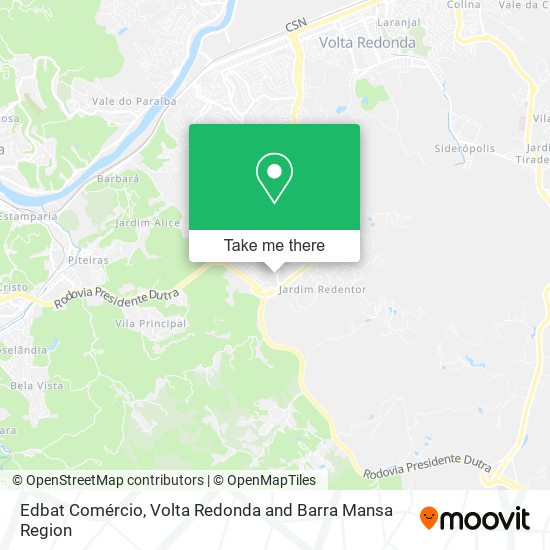 Edbat Comércio map