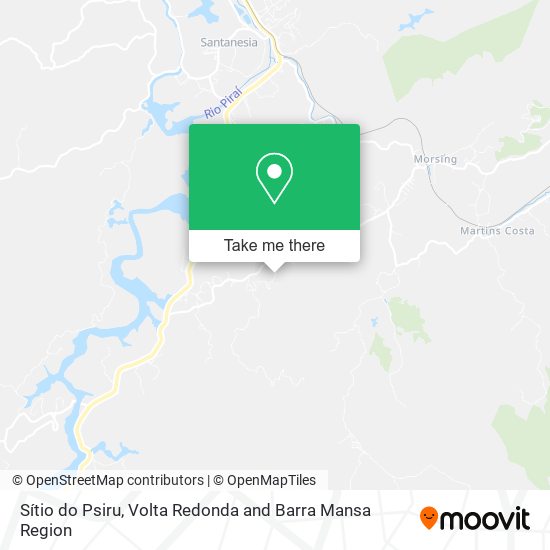 Sítio do Psiru map