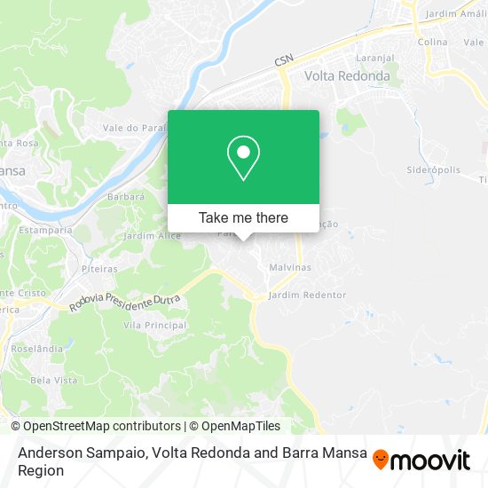 Anderson Sampaio map