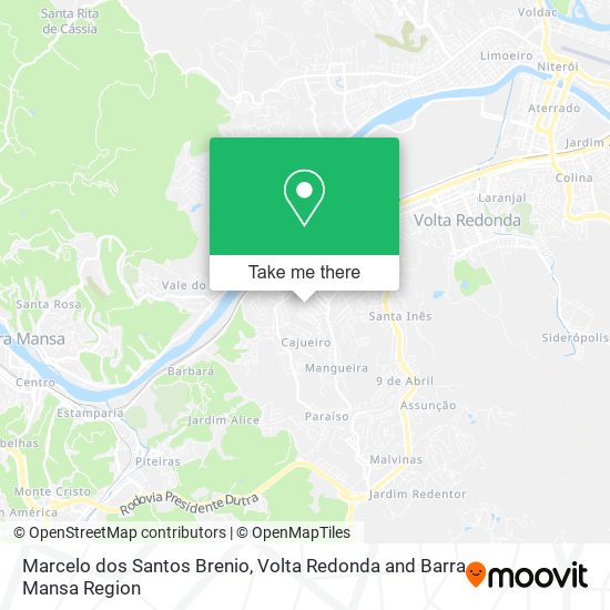 Marcelo dos Santos Brenio map