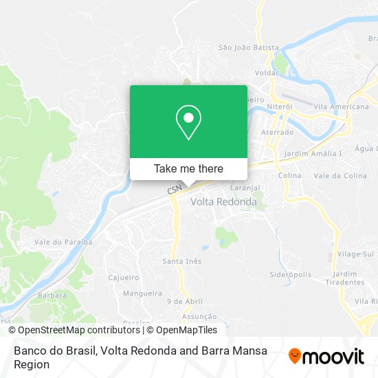 Banco do Brasil map