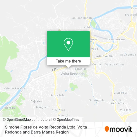 Simone Flores de Volta Redonda Ltda map
