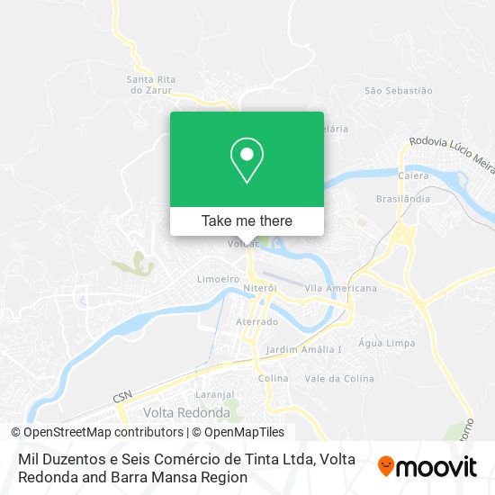 Mil Duzentos e Seis Comércio de Tinta Ltda map