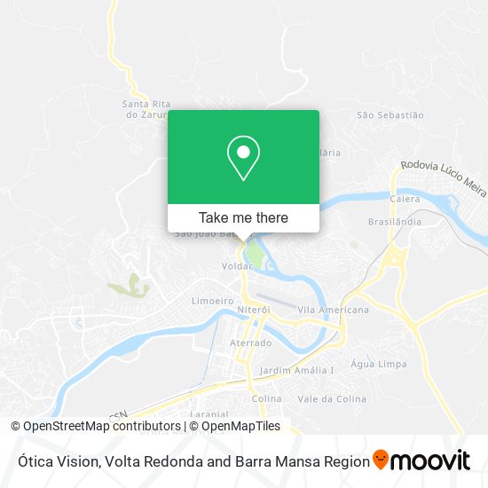 Ótica Vision map