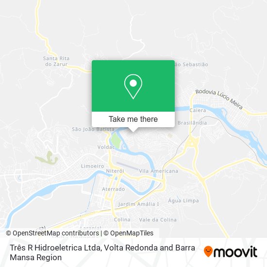 Três R Hidroeletrica Ltda map