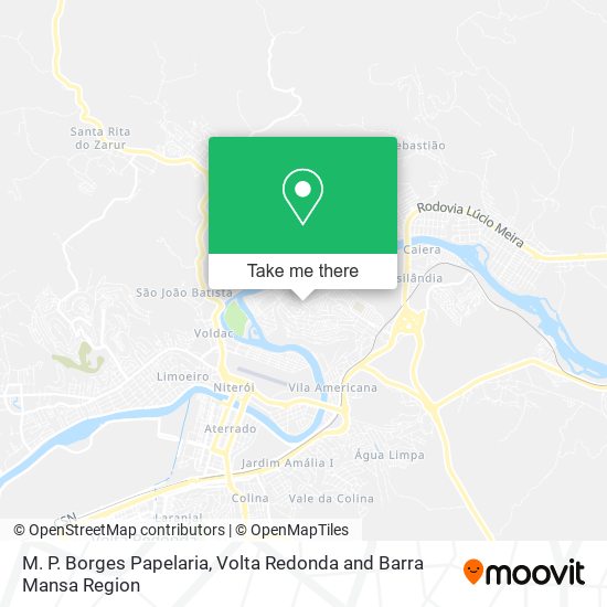 M. P. Borges Papelaria map