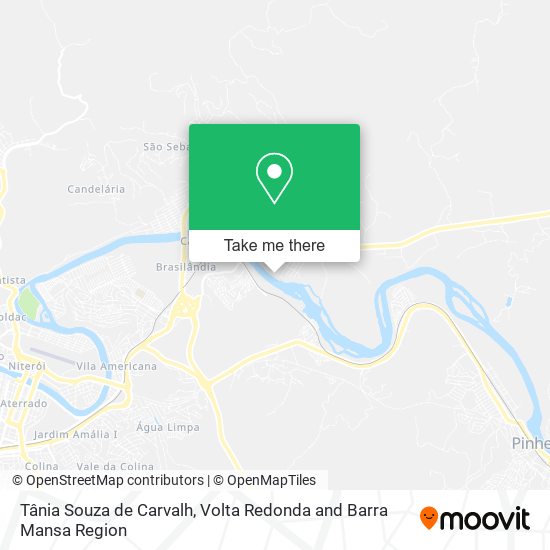 Tânia Souza de Carvalh map