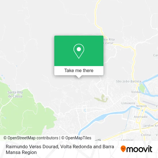 Raimundo Veras Dourad map