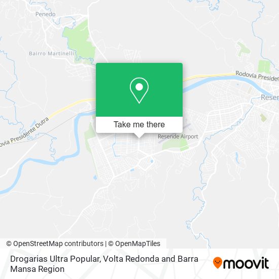 Drogarias Ultra Popular map