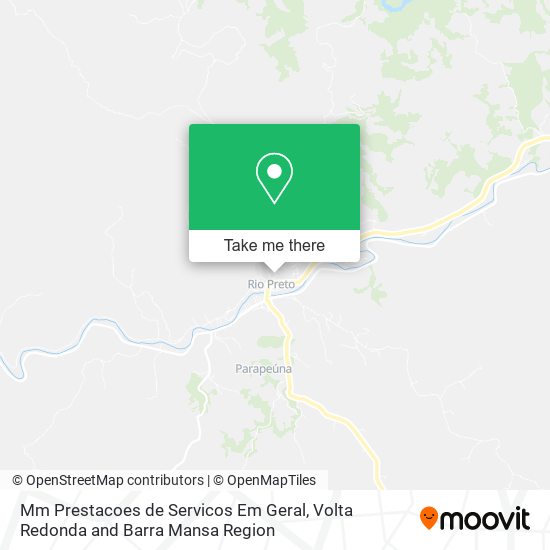 Mm Prestacoes de Servicos Em Geral map