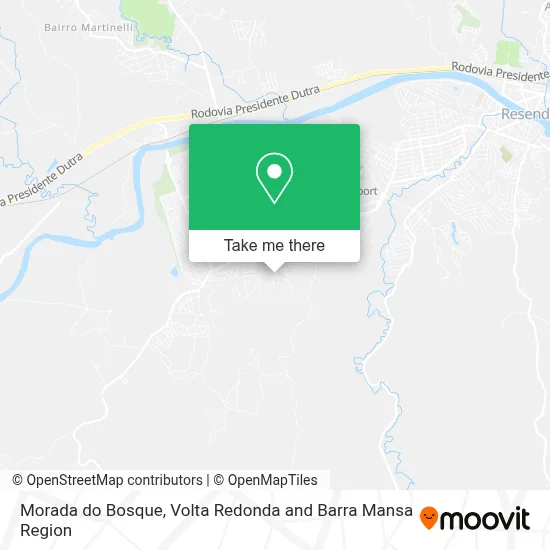 Morada do Bosque map