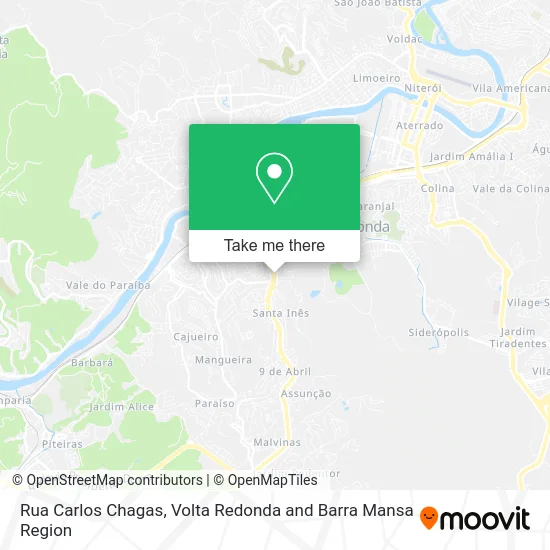 Rua Carlos Chagas map