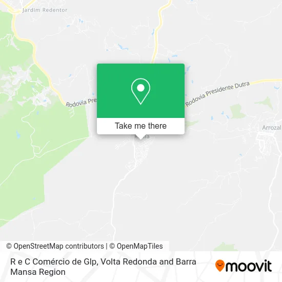 R e C Comércio de Glp map